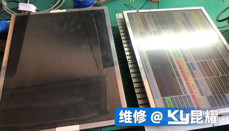 西门子触摸屏维修显示：档侍